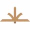 Ekena Millwork Redmond Smooth Timber Gable Bracket, Western Red Cedar, 48"W x 24"H x 3 1/2"D x 3 1/2"F, 12/12 Pitch GBW048X24X0404RED00SWR - alternate 1
